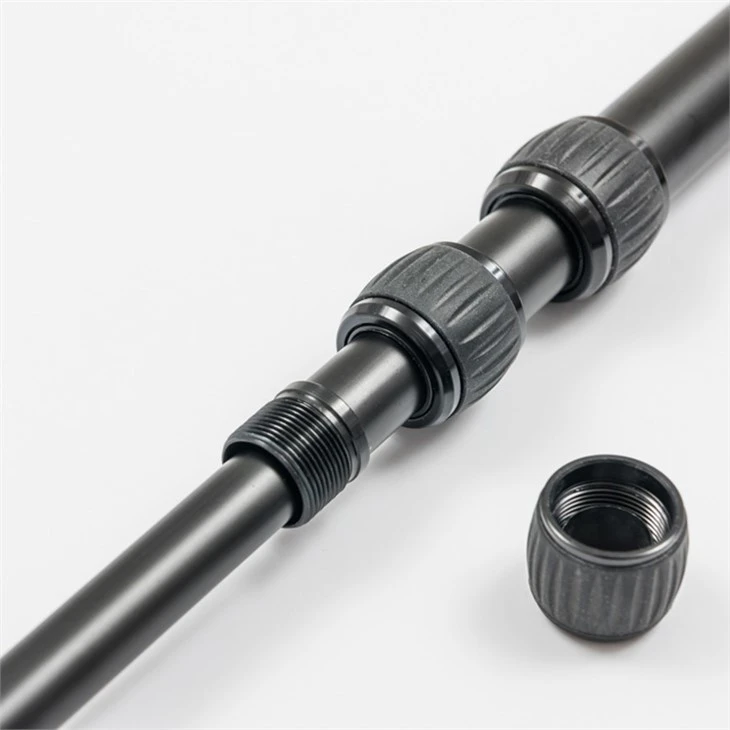 Twist Connection Lock Aluminum Telescopic Pole For Camping Fishing